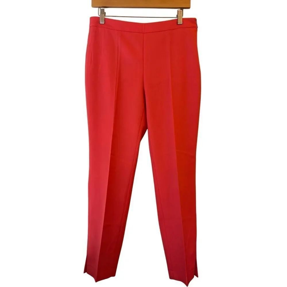 Hugo Boss Women's Wool Blend Ankle Pants size 6 Orange Colorful